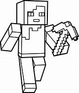 Steve Minecraft Coloring Pages Printable Color Getcolorings sketch template