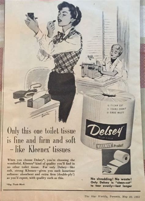 vintage toilet paper ads from the early 20th century ~ vintage everyday