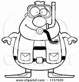 Diver Scuba Chubby Male Clipart Cartoon Female Shrugging Cory Thoman Outlined Coloring Vector 2021 Getdrawings Drawing Clipartof Illustration sketch template