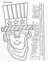 Presidents Coloring Pages Doodle Alley President Lincoln sketch template