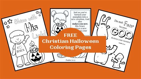 christian halloween coloring pages bible study printables