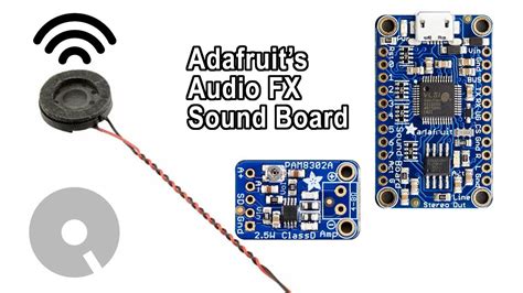 adafruit audio fx sound board tutorial youtube