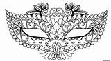 Carnaval Coloriage Masque Colorare Carnevale Mardi Gras Maschera Maschere Mandala Mask Imprimé sketch template