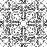 Moroccan Islamic Pattern Patterns Vector Geometric Arabic Architectural Morocco Drawing Printable Motif Oriental Used Choose Board Behance 123rf Details sketch template