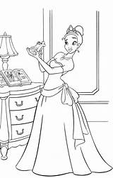 Frog Princess Coloring Pages Print Color sketch template