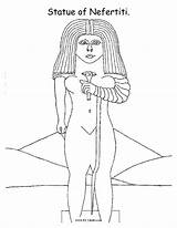 Nefertiti Coloring sketch template