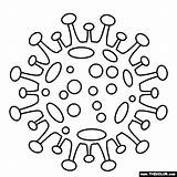 Coloring Coronavirus Virus Pages sketch template