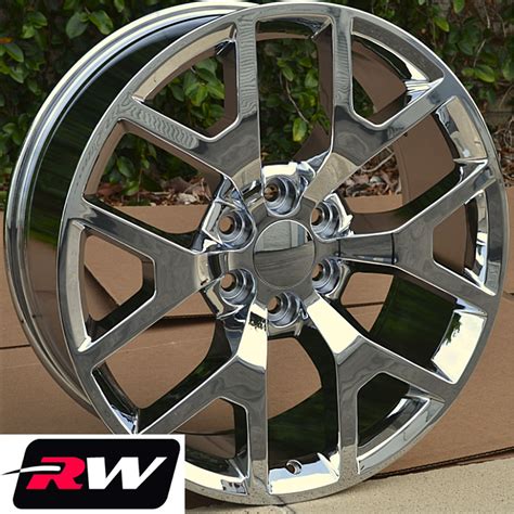chevrolet silverado wheels  gmc sierra chrome rims