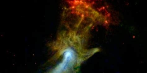 hand  god spotted  nasas nustar space telescope photo huffpost