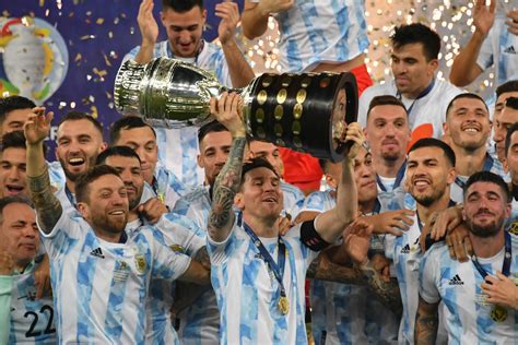 messi reacts as argentina beat brazil to win copa america daily post