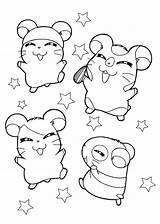 Coloring Pages Hamster Colouring Hamtaro Choose Board Shopkins Anime Ninjago Printable sketch template