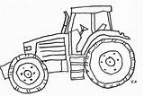 Tractor Outline Drawing Coloring Pages Farm Adult Getdrawings sketch template