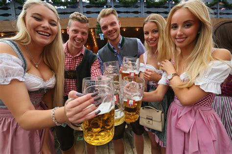 Oktoberfest 2017 Beer Booze And Lots Of Boobs As Festival Gets Naked