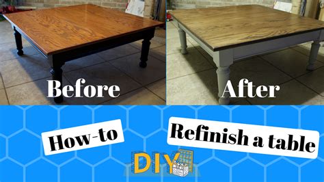 refinish  table diy       refinish  table  home