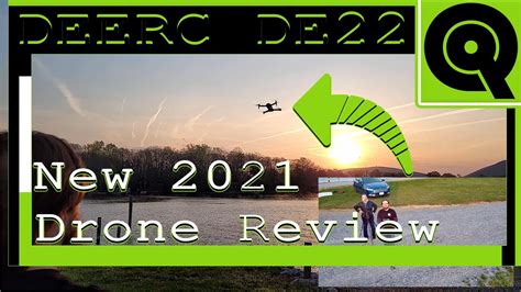 deerc de pro  drone full review youtube