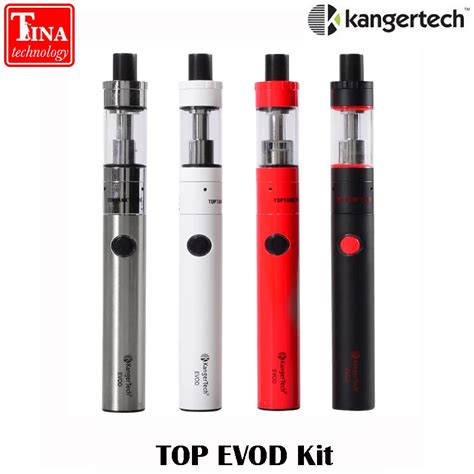 original kanger top evod starter kit  ml toptank evod mah evod battery top evod
