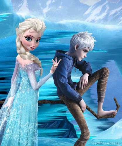 elsa and jack frost images elsa and jack wallpaper and