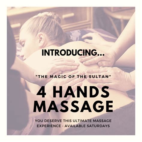 four hands massage