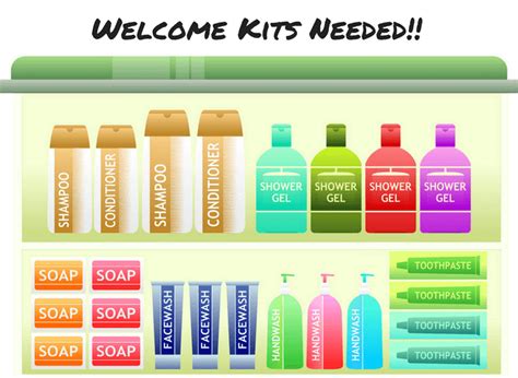 toiletries needed for welcome kits cupe 951