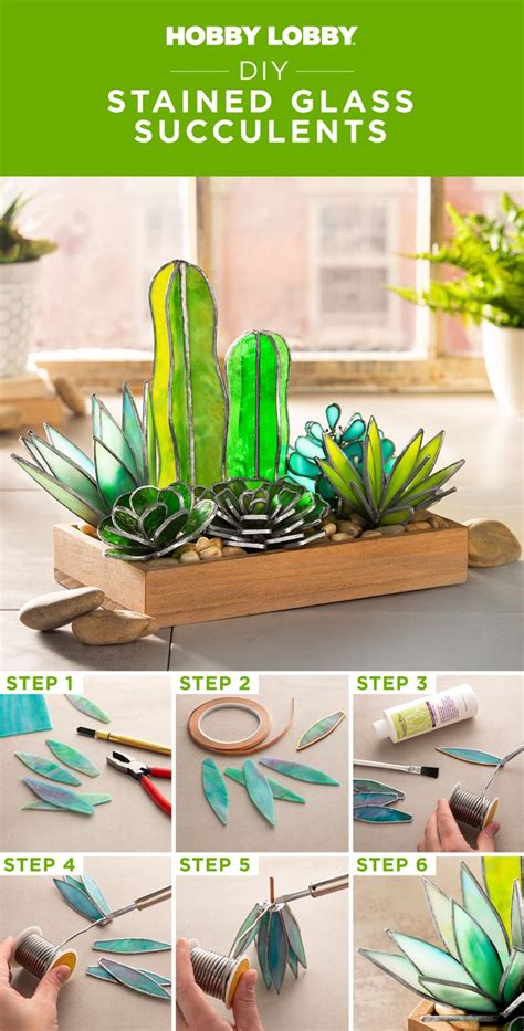 diy stained glass succulents stained glass crafts stained glass diy