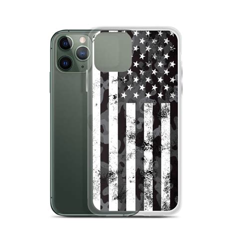 American Flag Phone Case Cover For Apple Iphone Black Etsy