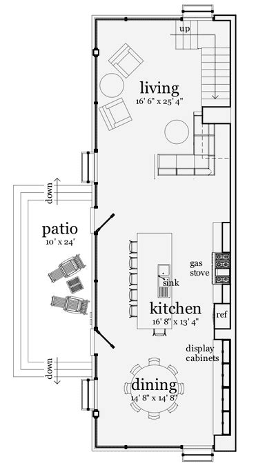 plan td narrow modern loft  living modern lofts lofts  house