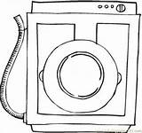 Coloring Electronics Washingmachine Kindergarten Comment First Worksheets Iron Preschoolactivities sketch template