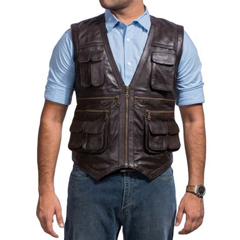 Jurassic World Vest By Chris Pratt Jurassic Leathet Vest