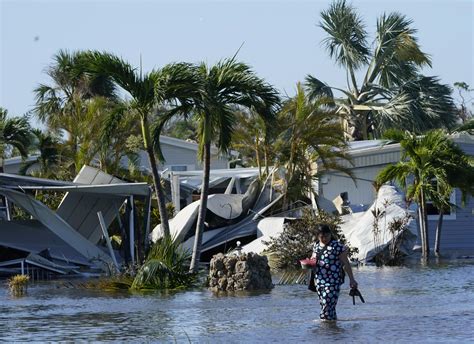 hurricane ian drenches florida leaves path  destruction ap news