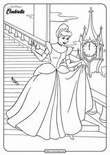 Cinderella Colorir Cinderela Coloringoo sketch template