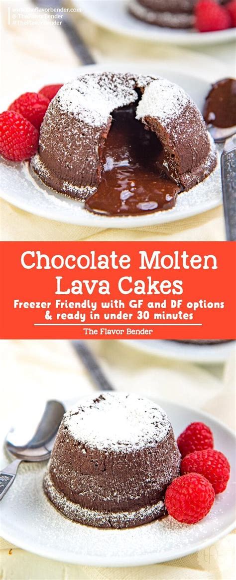 super easy chocolate molten cakes  video  flavor bender