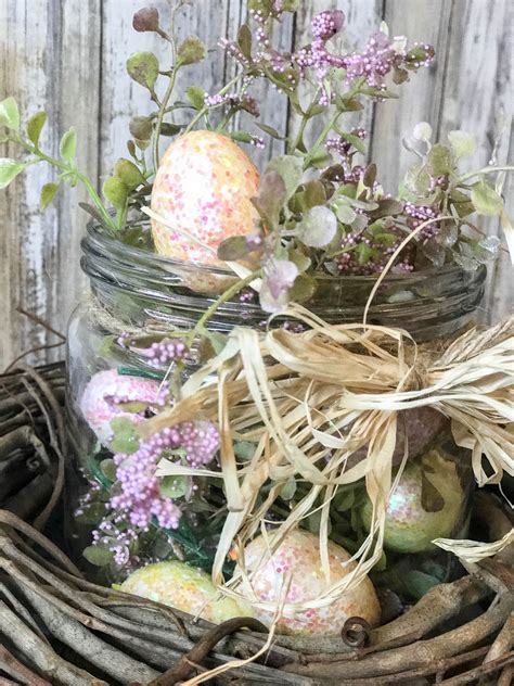 minute easter table decor  fabbed