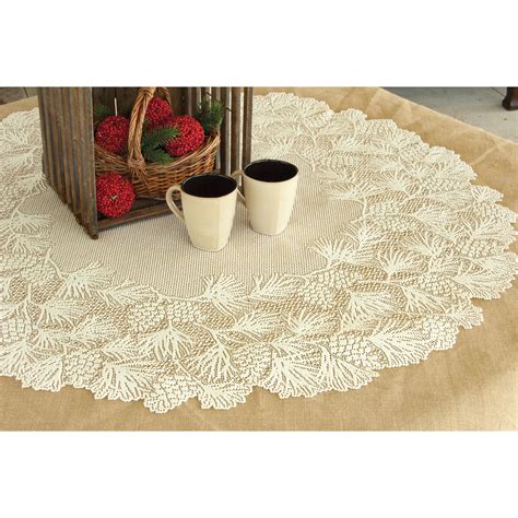 heritage lace woodland  table topper reviews wayfair