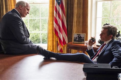 review dick cheney biopic vice is as subtle as a shot to the face