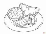 Citrus Agrumi Coloriage Citron Talerzu Grejpfrut Coloriages Imprimer Fruit Supercoloring Agrumes Merveilleux Druku Numéro Wydrukuj Malowankę Kolorowanka sketch template
