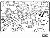Coloring Penguin Club Pages Printable Puffle Puffles Color Cool Library Print Really Results Search Drawing Popular Book Cartoons Cartoon Getcoloringpages sketch template