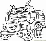 Cars Coloring Fritter Miss Pages Bus Disney Dot Storm Jackson Kids Printable Dots Connect Stop Color School Car Rust Eze sketch template