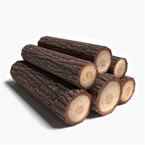 model wood logs