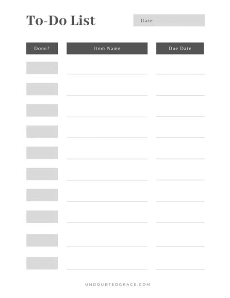 list printable  printable form templates  letter