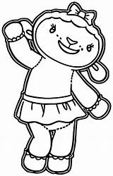 Lambie Coloring Cartoon Wecoloringpage Pages sketch template