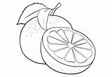 Naranja Naranjas Partida Todoparacolorear sketch template