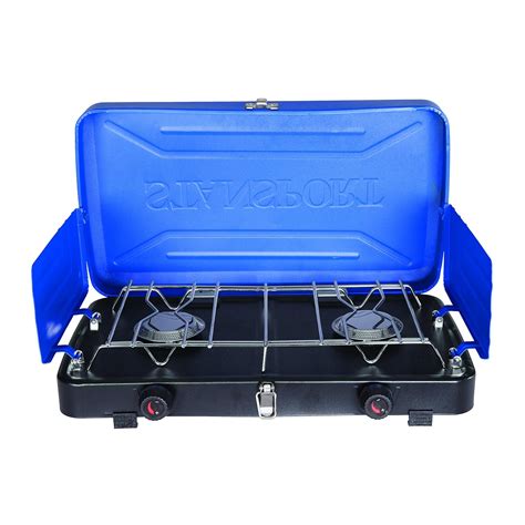 portable propane camping stove  parked  paradise