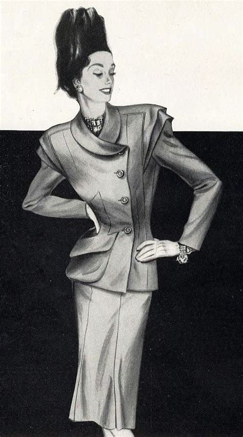 Pin By 1930s 1940s Women S Fashion On 1940s Suits 1940 Style Vintage