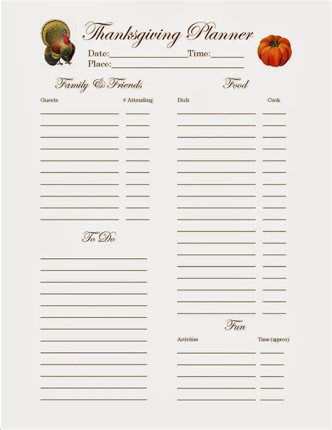 printable thanksgiving potluck sign  sheet printable templates