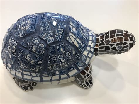 pin  cheryl kelly  mosaics mosaic turtle crafts