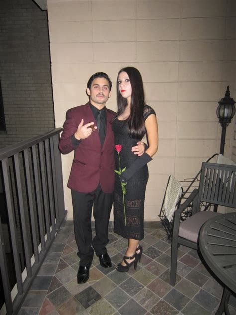 Gomez And Morticia Addams Homemade Halloween Couples Costumes 2020