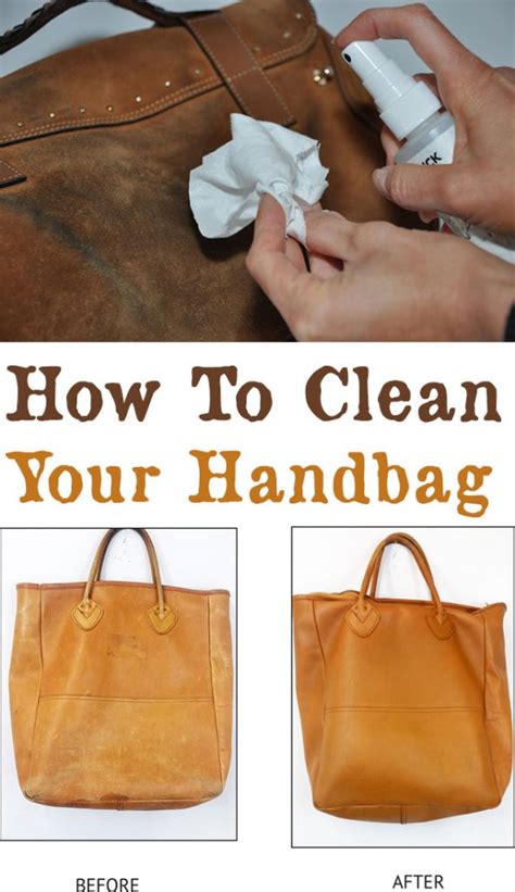 clean  handbag simple tips