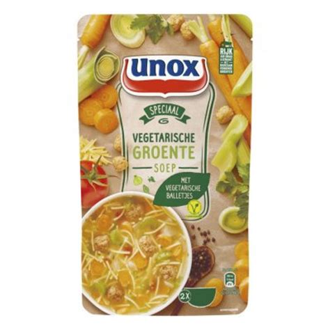 unox soep  zak vegetarische groente  ml