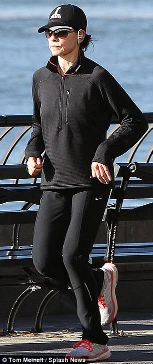 julianna margulies 47 enjoys a good old fashioned jog daily mail online