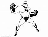 Incredibles Bettercoloring Adults Respective sketch template